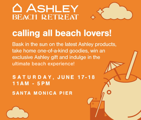 Ashley hosting Beach Retreat at Santa Monica Pier June 17-18