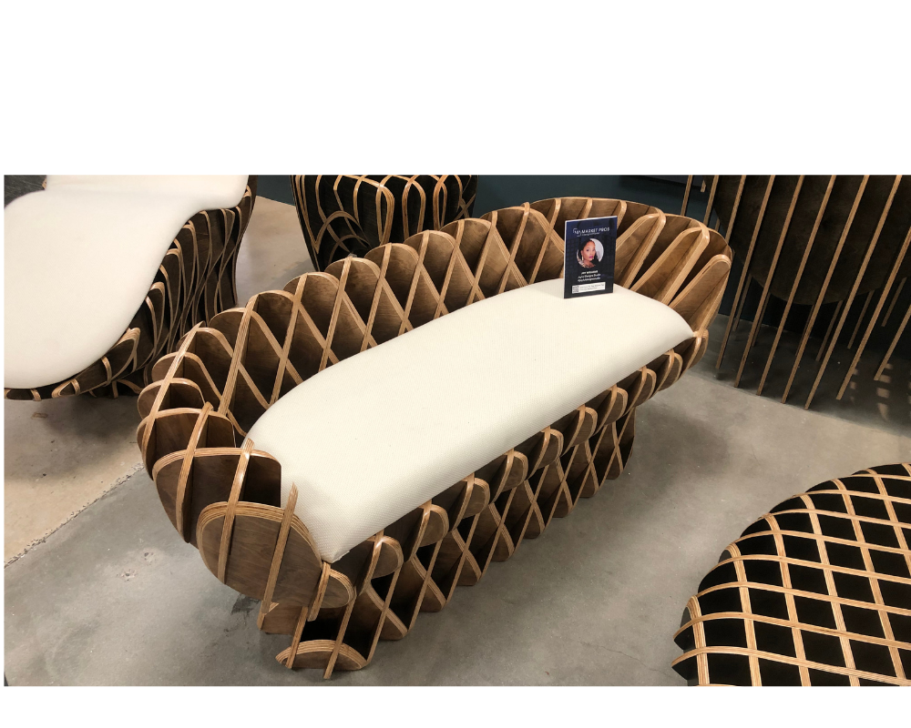 Bones Studio was started when founder Ryan Dart took inspiration from a sculpture he was building. He turned that design into furniture and expanded the line, adding the Tulip bench shown here. bones-studio.com